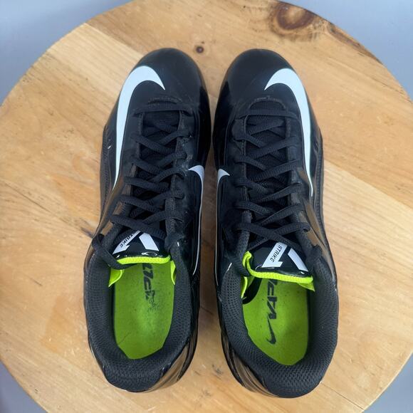 Nike Vapor Strike 4Low D Mens Size 10.5 Football Cleats 642785-001 Carbon Fly - Picture 5 of 8